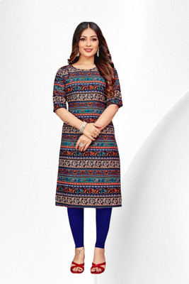 RadhikaPrints Women Printed A-line Kurta(Multicolor)