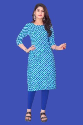 Ranicosme Women Embroidered Straight Kurta(Light Blue)