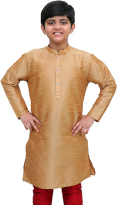 izaan Boys Solid Ethnic Dress Kurta(Multicolor)