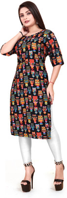 JAYA DESIGNER Women Printed A-line Kurta(Multicolor)