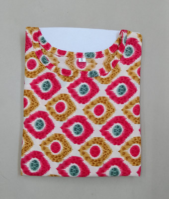 RD Collection Women Printed Straight Kurta(Multicolor)