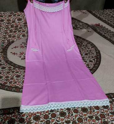 RKUNIQUETEXTILE Women Solid Straight Kurta(Pink)