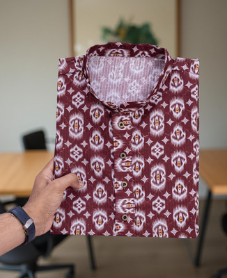 MOXTE Men Printed Straight Kurta(Multicolor)