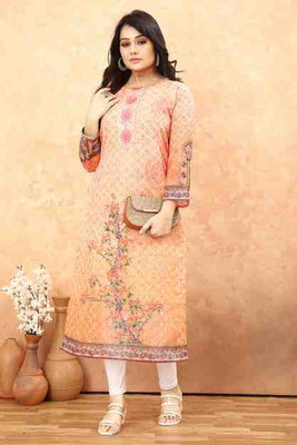 AADINATH TEX CREATIONS Women Printed A-line Kurta(Multicolor)