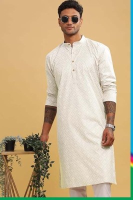 Classid Men Embroidered Straight Kurta(Multicolor)