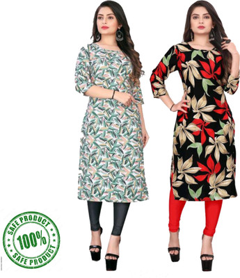 MIROSELLY CREATION Women Printed A-line Kurta(Multicolor)