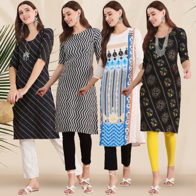 EthnicBasket Women Printed A-line Kurta(Multicolor)