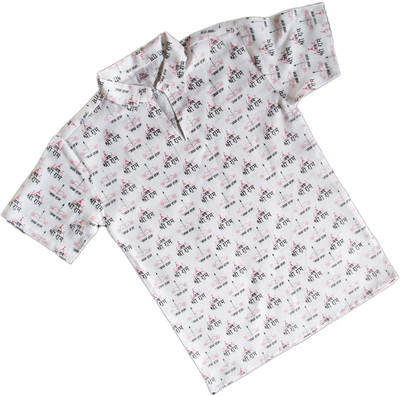 AXOLOTL Men Printed Straight Kurta(White)