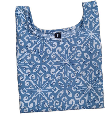 RD Collection Women Printed Straight Kurta(Blue, White)