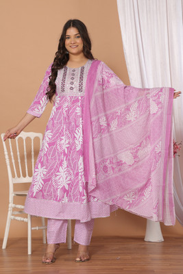 KASHIF SHAMS Women Kurta Pant Attached Dupatta Set