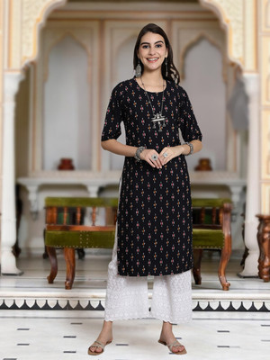Moda Rapido Women Printed A-line Kurta(Multicolor)