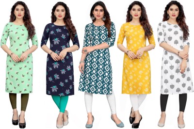 KETAKI FASHION Women Printed Straight Kurta(Multicolor)