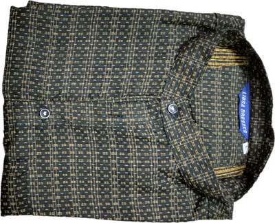 LIBSADRESSES Men Solid Straight Kurta(Grey)