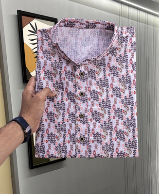 Lazzly Men Printed A-line Kurta(Multicolor)