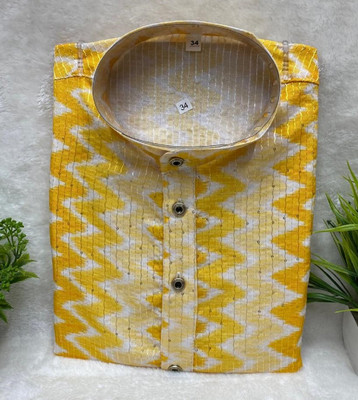Lazzly Men Printed A-line Kurta(Multicolor)