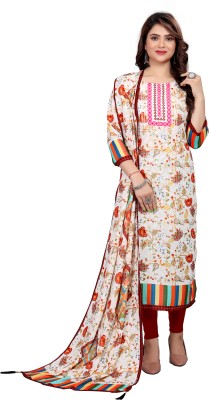 Premvati Fashion Women Printed A-line Kurta(Brown, White)