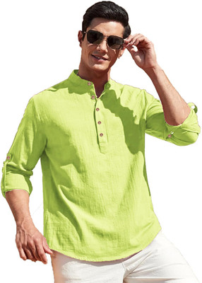 RAREMARK Men Solid Straight Kurta(Multicolor)