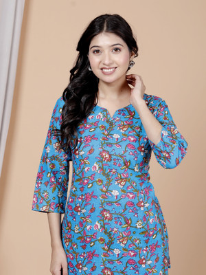 NEXTWEAR Women Printed A-line Kurta(Multicolor)