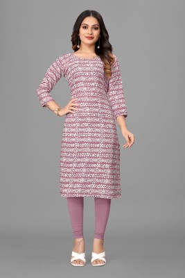 Sisa Women Block Print Asymmetric Kurta(Multicolor)