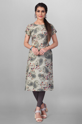 Laliitatex Women Printed A-line Kurta(Multicolor)