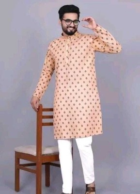 DHASU TRENDZ Men Printed Straight Kurta(Multicolor)