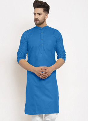 SEFRONI CLOTHING Men Solid Straight Kurta(Multicolor)