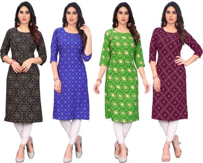 KETAKI FASHION Women Printed Straight Kurta(Multicolor)