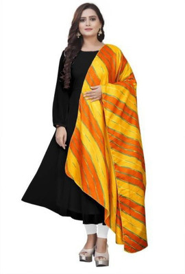 HouseOfCommon Women Abstract Anarkali Kurta(Black)