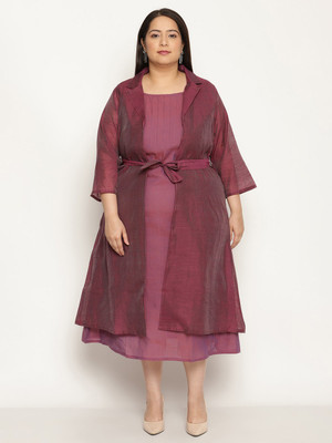 Kira Plus Women Solid A-line Kurta(Maroon)