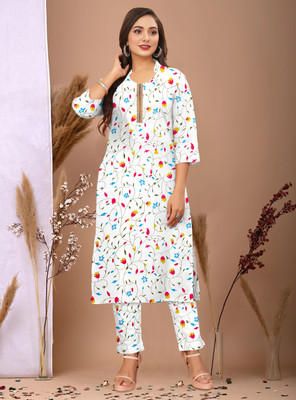 Hidayah textile Women Kurti Palazzo Set