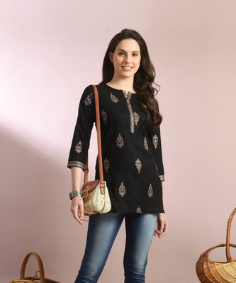Ramratan Women Printed A-line Kurta(Multicolor)