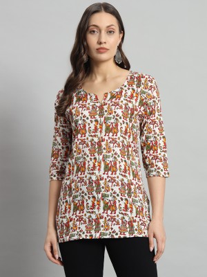 Mialo fashion Casual Printed Women Multicolor Top