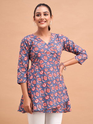 Feranoid Retail Women Printed A-line Kurta(Multicolor)