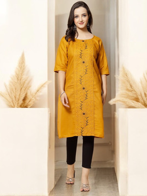 VIMCOTT Women Striped Anarkali Kurta(Multicolor)