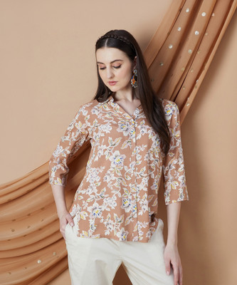 Melange by Lifestyle Women Printed Straight Kurta(Multicolor)