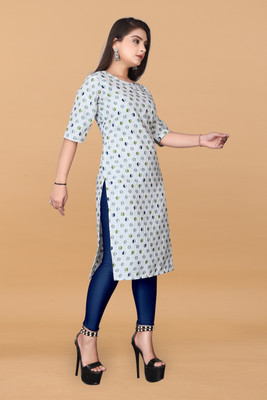 DB COLLECTION Women Printed A-line Kurta(Multicolor)