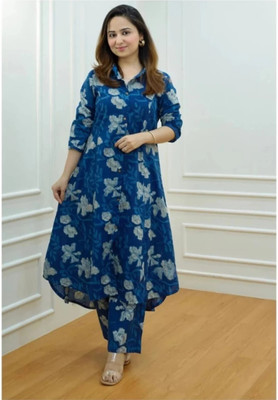 PSAkurti Women Kurta Palazzo Set