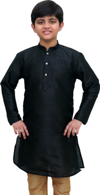 izaan Boys Solid Ethnic Dress Kurta(Multicolor)