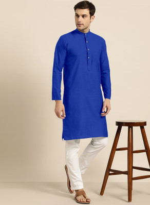 Anilclot Hub Men Solid Straight Kurta(Multicolor)