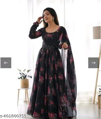 sanvi Women Solid A-line Kurta(Pink)