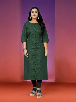 VIVIDH CREATIONS Women Printed A-line Kurta(Multicolor)