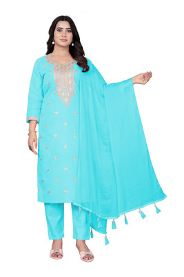 Zyra Creation Women Kurti Pant Attached Dupatta Set