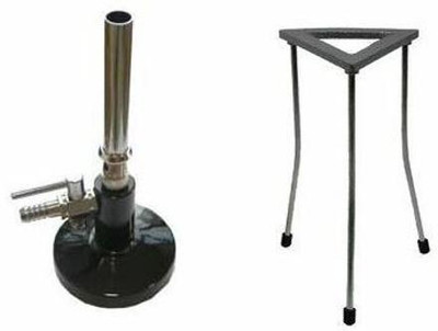 Apex Labs Bunsen Burner with Tripoid Stand Laboratory Bunsen Burner