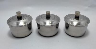 moolenterprises STAINLESS STEEL SPIRIT LAMP PACK OF 3 Laboratory Bunsen Burner