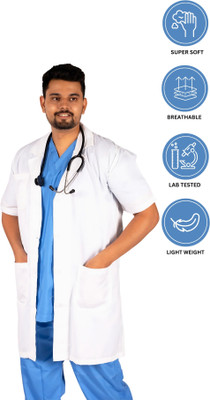 Kunti Uniforms Lab Coat(Poly Cotton)