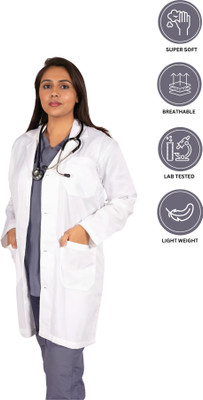 Kunti Uniforms Lab Coat(Poly Cotton)