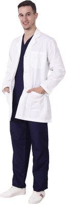 TRIDENT Lab Coat(Poly Cotton)