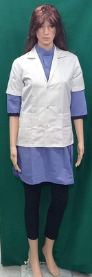 shubhu exports Lab Coat(Poly Cotton, Cotton Polyester Blend)