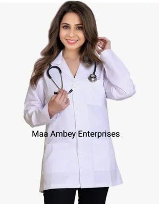 MAA AMBEY ENTERPRISES Lab Coat(Cotton Polyester Blend)