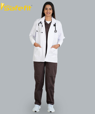 The SafeFit Lab Coat(Cotton Polyester Blend)